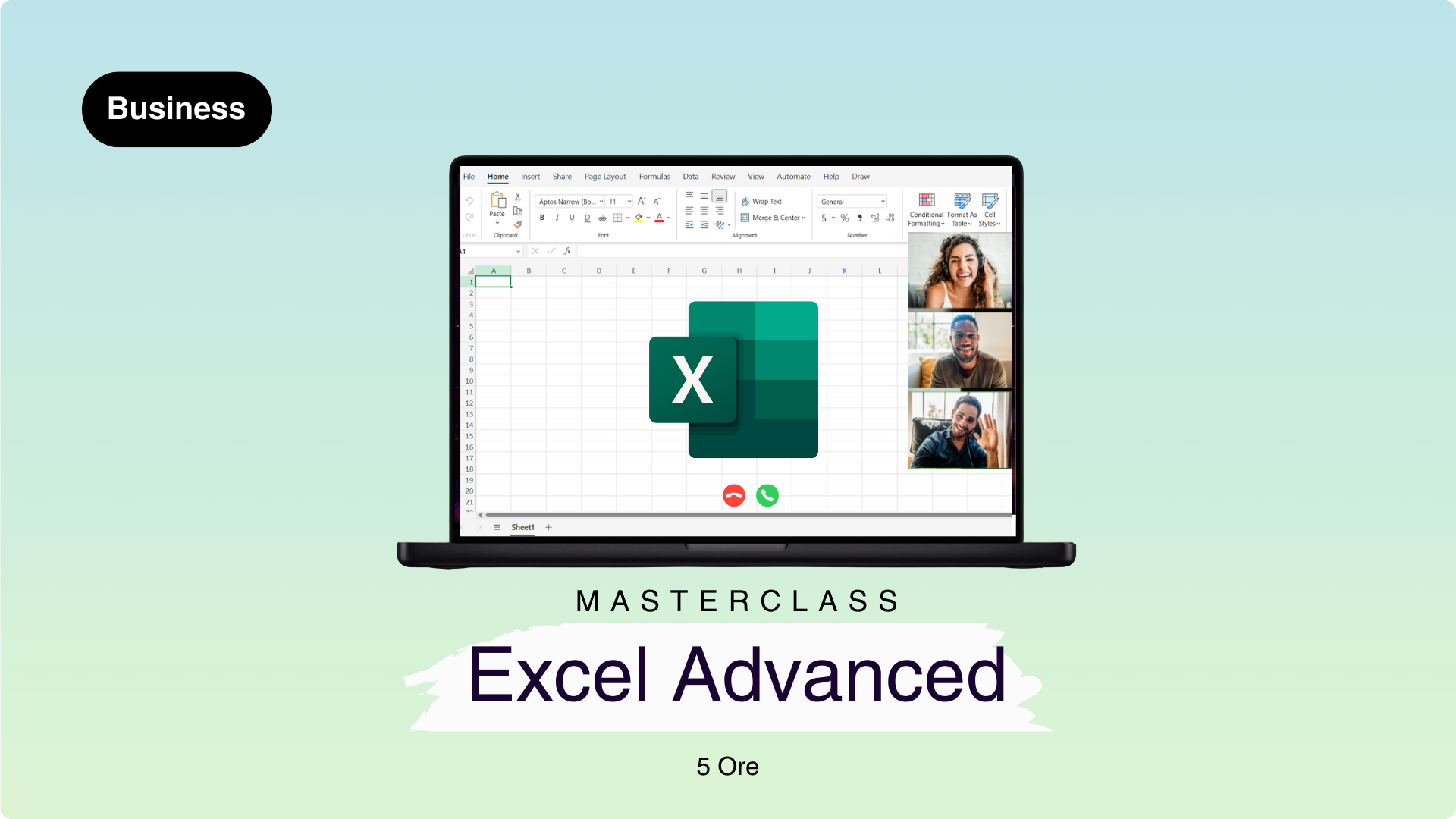 Excel Advanced+ Masterclass Live